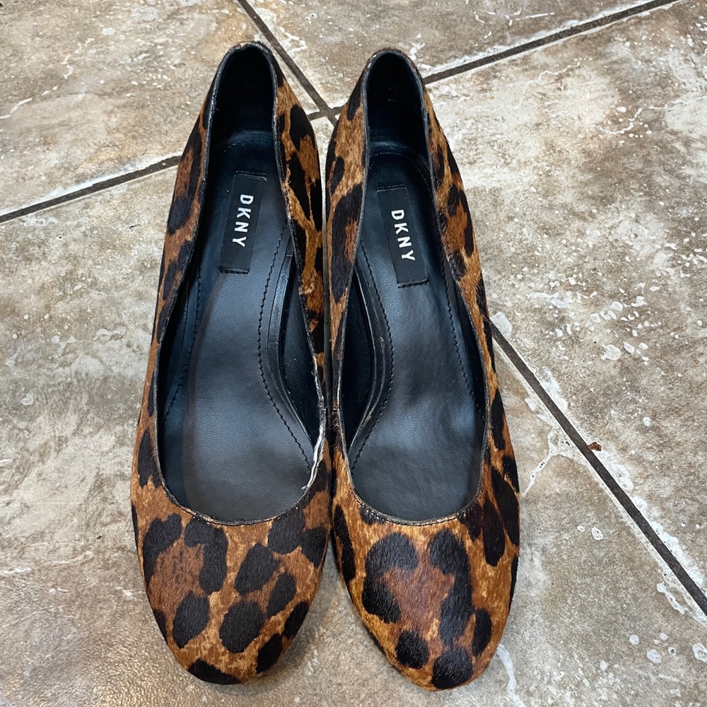 DKNY Animal Print Women's Block Heels